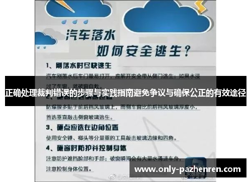 正确处理裁判错误的步骤与实践指南避免争议与确保公正的有效途径