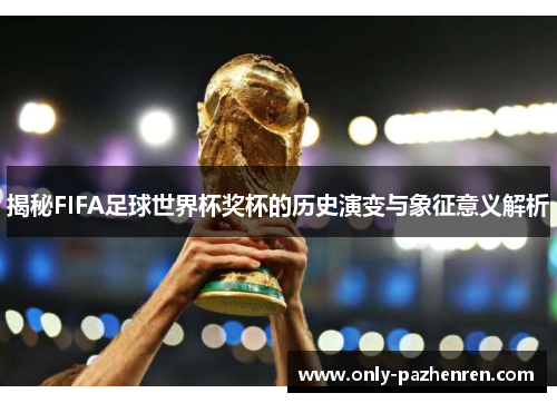 揭秘FIFA足球世界杯奖杯的历史演变与象征意义解析